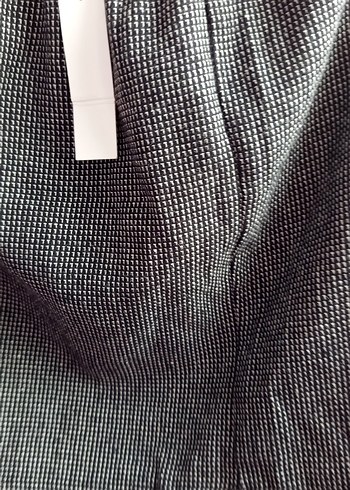 Düğmeli Gri Midi etek - Görsel 3