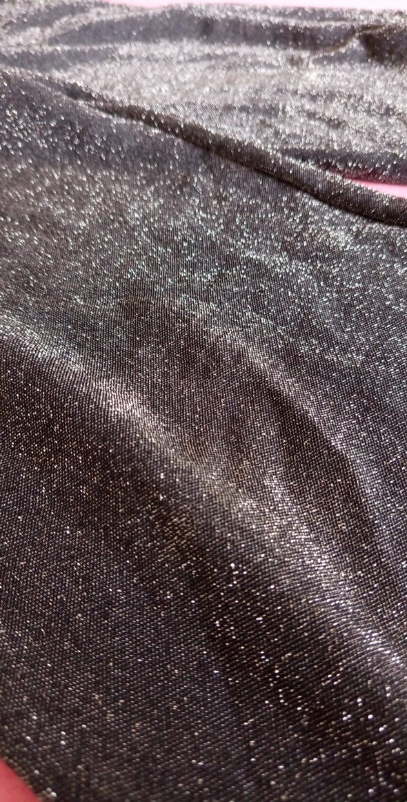 Parlak Siyah Kadın Kumaş Pantolon - Görsel 4