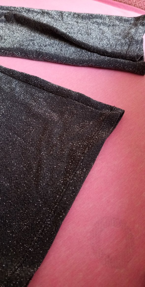 Parlak Siyah Kadın Kumaş Pantolon - Görsel 2