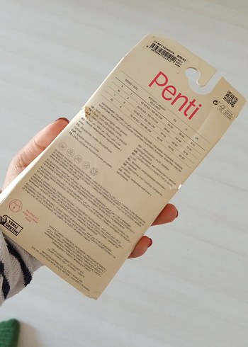 Penti Micro 40 Denye Beyaz Kadın Çorap - Görsel 2