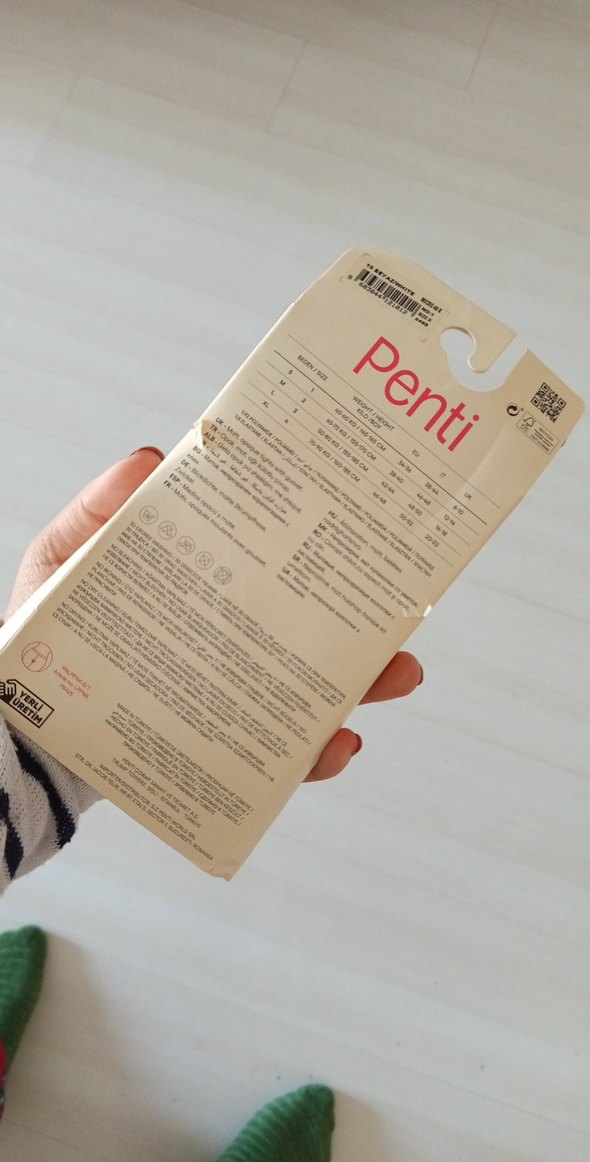 Penti Micro 40 Denye Beyaz Kadın Çorap - Görsel 2