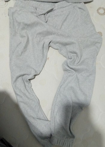 Gri Rahat Kesim Kadın Eşofman Takımı - Görsel 4