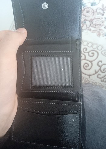 Gri Deri  erkek Cüzdanı - Görsel 3