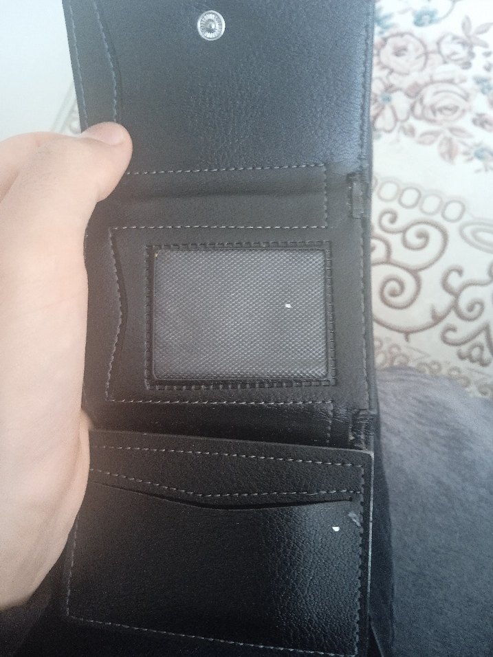 Gri Deri  erkek Cüzdanı - Görsel 3