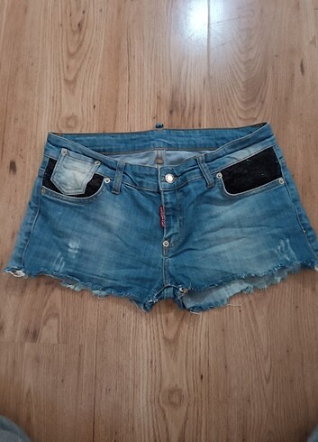 Dsquared dantelli kisa kot sort