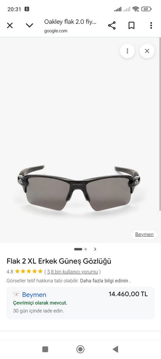 100% Orijinal Oakley flak 2.0 prizm road black lens gunes gozluk - Görsel 2