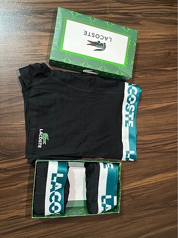 Lacoste 3?lü boxer seti