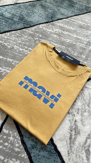 Mavi Jeans Mavi kaliteli penye kumaş Tişört
