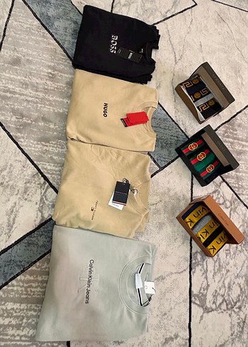 Gri Süet Erkek Sweatshirt, Uzun Kollu, Rahat Kesim - Görsel 3