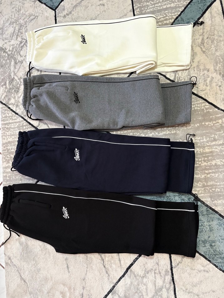 Fermuarlı Erkek Eşofman Altı - Görsel 4