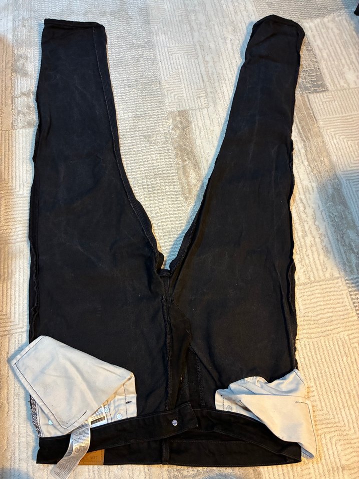 Levi Strauss & Co. Siyah Kot Pantolon — görsel 5/7