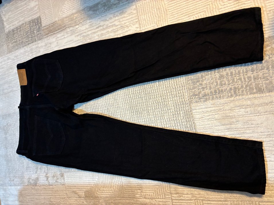 Levi Strauss & Co. Siyah Kot Pantolon — görsel 2/7