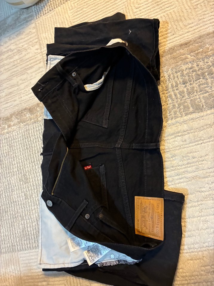 Levi Strauss & Co. Siyah Kot Pantolon — görsel 4/7