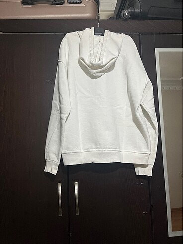 Armalife beyaz, kapüşonlu, L beden sweatshirt