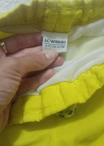 Sarı Erkek Mini Boy Yüzme Şortu - Görsel 2