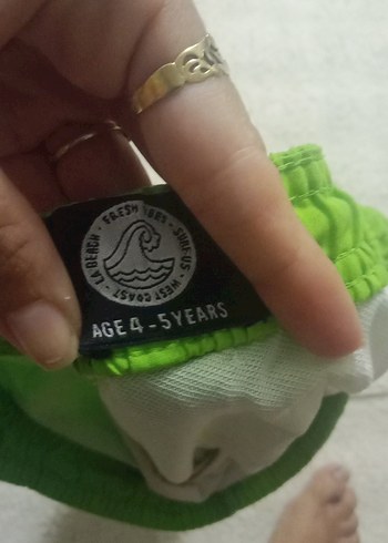 Erkek Çocuk Yeşil Mayo Şortu - Görsel 2