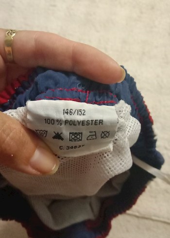 Kırmızı Erkek Çocuk Yüzme Şortu - Görsel 2