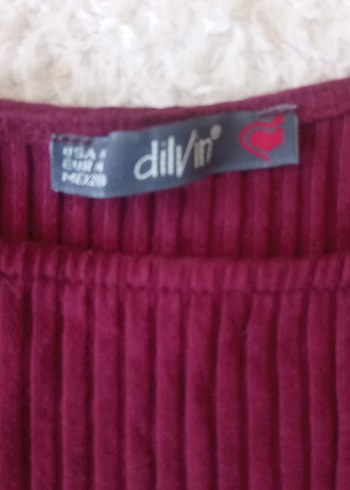 Bordo Piliseli Keten Hamile Tulum - Görsel 3