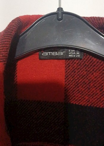 Kırmızı Siyah Ekose Salaş Gömlek - Görsel 3