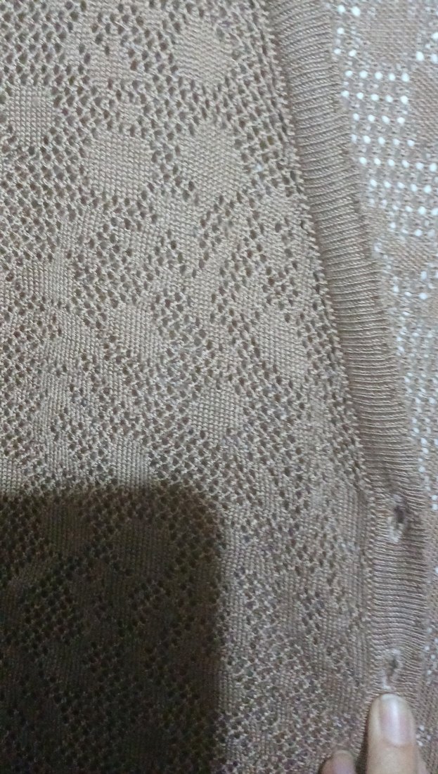 Bej Örgü Kadın Hırka - Görsel 3