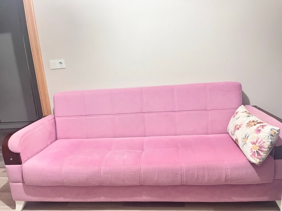 Pembe Pastel Modern Kanepe - Görsel 3