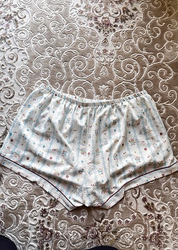 Büyük beden Kadın gecelik Mini Şort - Görsel 2