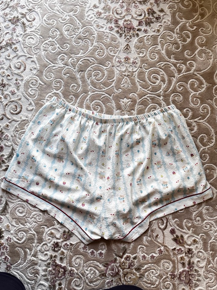 Büyük beden Kadın gecelik Mini Şort - Görsel 2