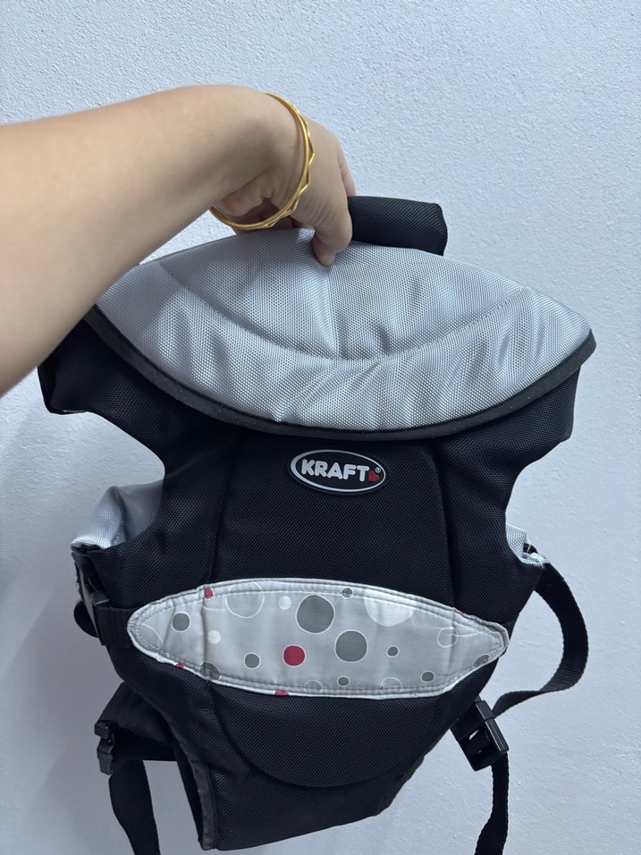 Gri Kraft Bebek Taşıyıcı Kanguru - Görsel 2