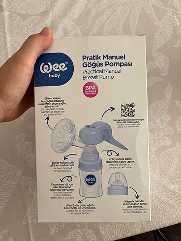 Wee baby manuel göğüs pompası