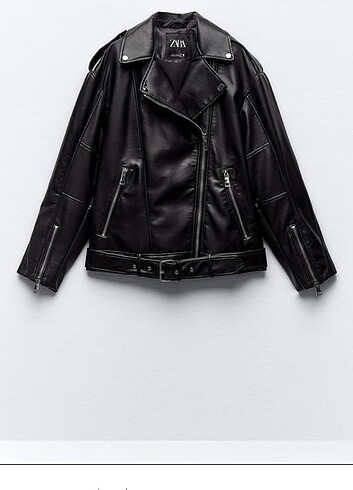 Zara biker deri ceket