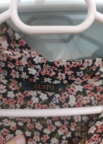 Gusto M beden çiçekli elbise