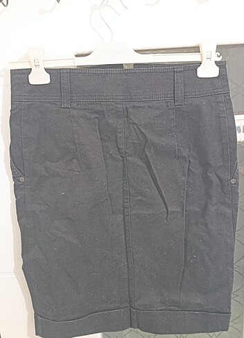 38/M beden twist kadın siyah jean etek