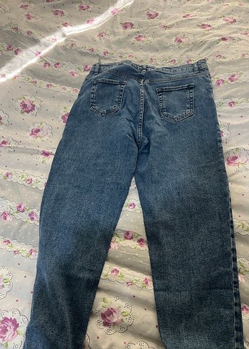 Bol Kesim Midi Kot Pantolon - Görsel 3