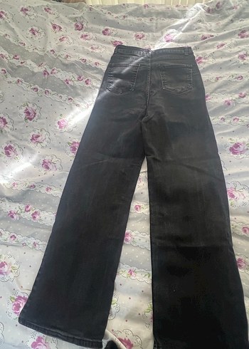 Siyah Fermuarlı Uzun Kadın Kot Pantolon - Görsel 4