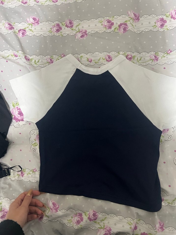 Kız Çocuk Kısa Kollu Yıldız Baskılı Tişört - Görsel 3