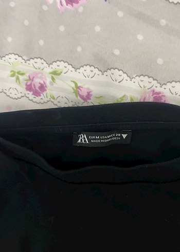 Kız Çocuk Siyah Kısa Kollu Tişört - Görsel 2