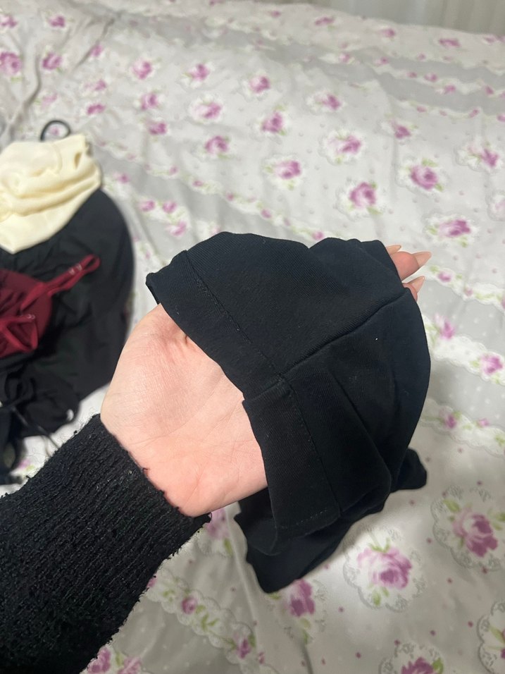 Kız Çocuk Siyah Kısa Kollu Tişört - Görsel 4