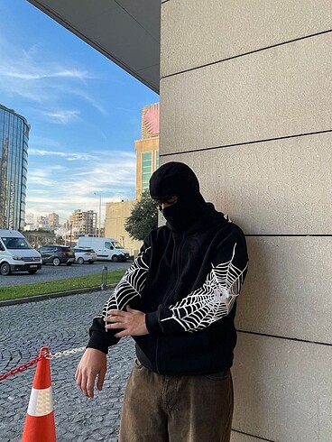 Samuray kapüşonlu ZIP Fermuarlı kapüşonlu SweatShirt