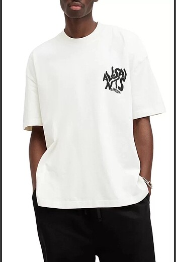 l/xl Beden Erkek Baskılı Oversize T-shirt