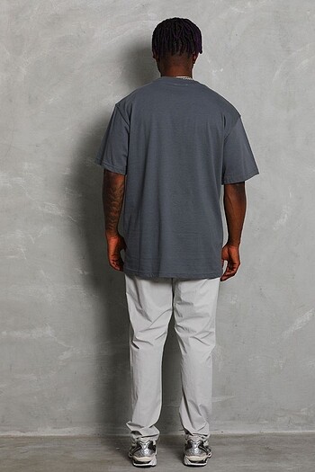 Diğer Unisex Oversize Düz Bisiklet Yaka T-Shirt (+7 Renk)