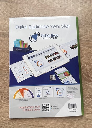 Üçdörtbeş 345 20 ADET AYT Biyoloji Deneme Kitabı
