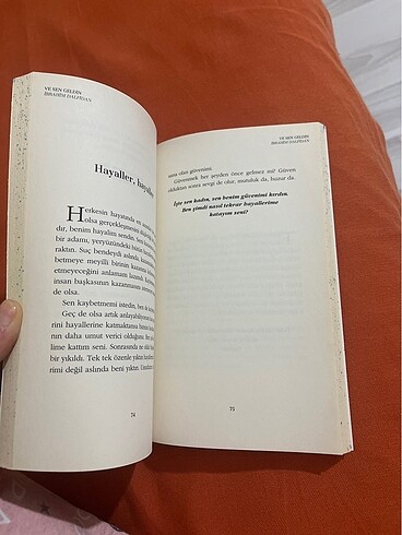 Kitap-ve sen geldin