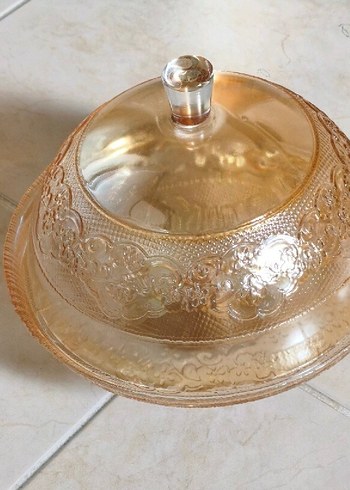 SIFIR Kutulu - Ayaklı Luster Cam Kek Fanusu (Çeyizlik) - Görsel 3