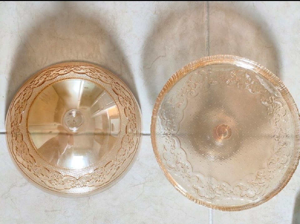 SIFIR Kutulu - Ayaklı Luster Cam Kek Fanusu (Çeyizlik) - Görsel 2