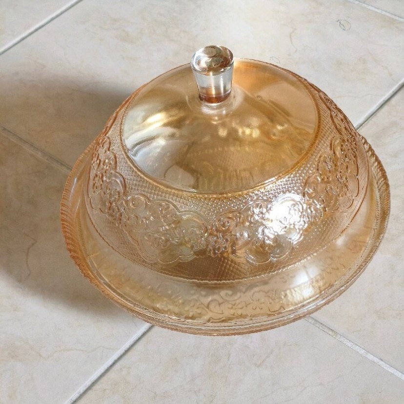 SIFIR Kutulu - Ayaklı Luster Cam Kek Fanusu (Çeyizlik) - Görsel 3