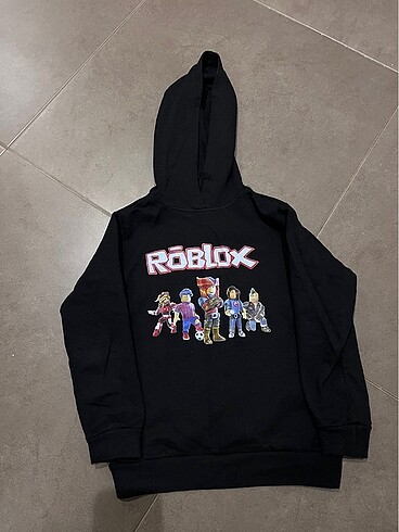 Çocuk erkek siyah sweatshirt Minecraft