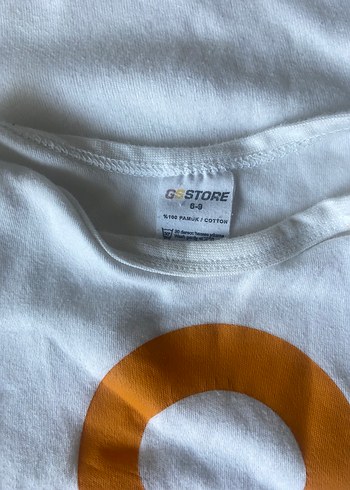 Gs Beyaz Bebek Body, Baskılı, Düğmeli - Görsel 2