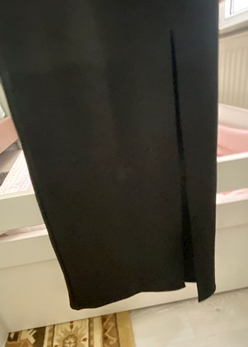 Siyah Mini V Yaka yılbaşı partiy Kokteyl Elbisesi - Görsel 8