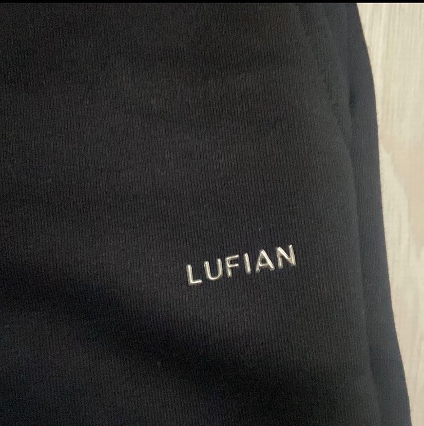 Lufian Siyah Rahat Kesim erkek  Eşofman Altı - Görsel 2