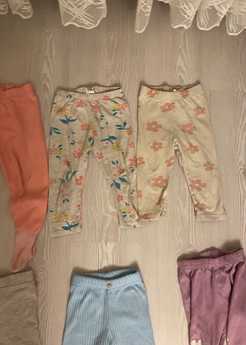 Lcw Kızlar İçin Renkli Örme Pamuklu Pantolonlar - Görsel 3